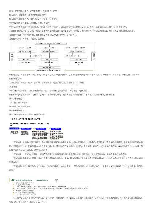 核心素养复习