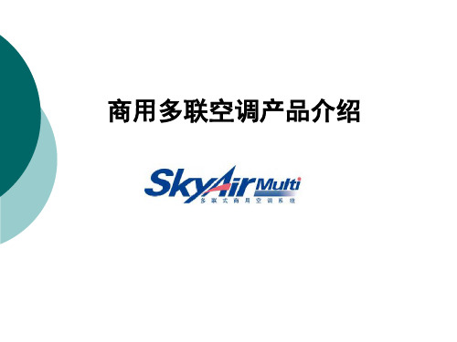 大金空调SkyAir Multi产品介绍