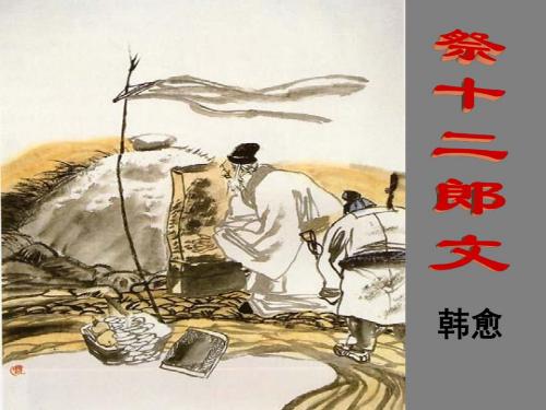 《祭十二郎文》优秀上课课件
