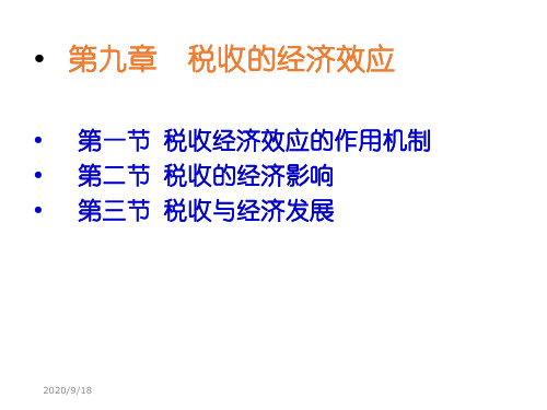 大学期末财政学课件期末复习资料试卷9S培训讲学