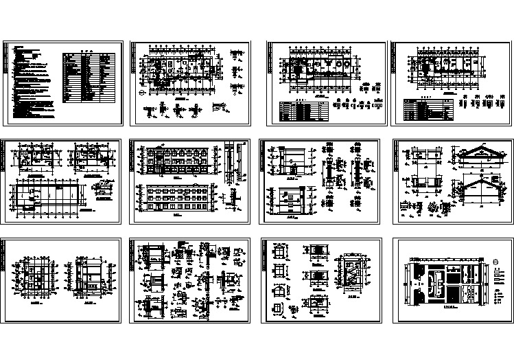 【CAD图纸】餐厅建筑施工图(精美图例)