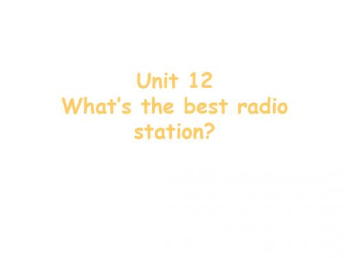 What’s-the-best-radio-station课件1(新编2019)