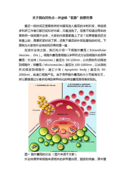 关于国自然热点—外泌体“套路”的那些事