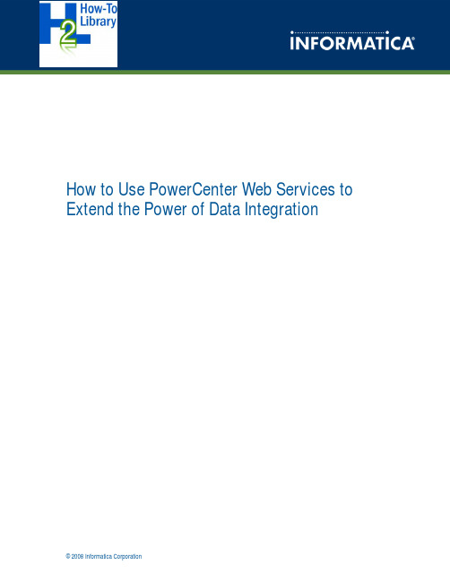 Informatica-UsingPowerCenterWebServices