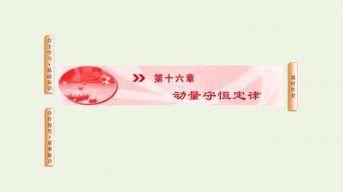 高中物理第十六章动量守恒定律1实验:探究碰撞中的不变量课件新人教版选修3_5