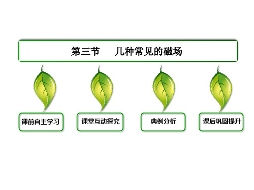 人教版高中物理选修3-1《几种常见的磁场》精品教学课件