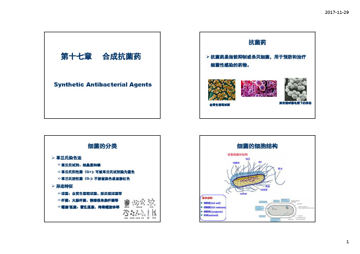 药物化学-合成抗菌药