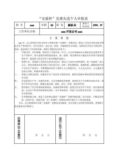 劳动竞赛先进个人审批表_2