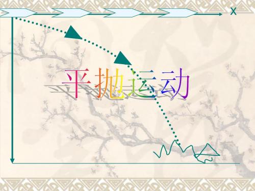 新人教版物理必修二 5.3 平抛运动 课件(共13张PPT)