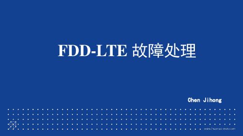 FDD-LTE故障处理1讲解