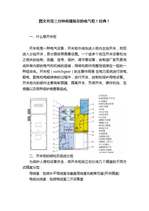 图文并茂三分钟看懂复杂的电气柜！经典！