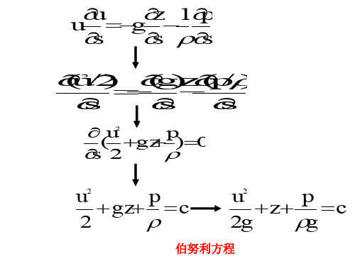 3章2伯努利方程