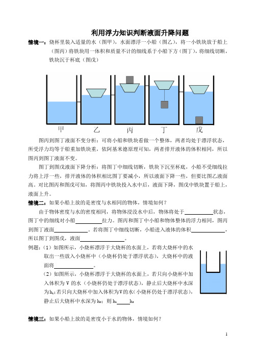 中考复习题物理专题20180116