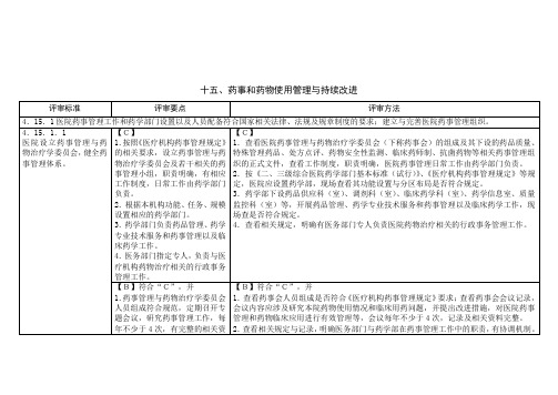 安徽省三甲复审标准