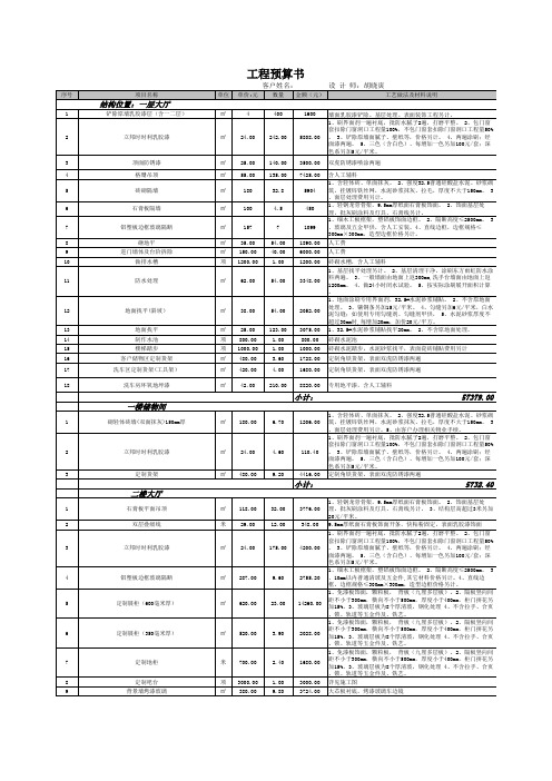 洗车店基础装修报价单