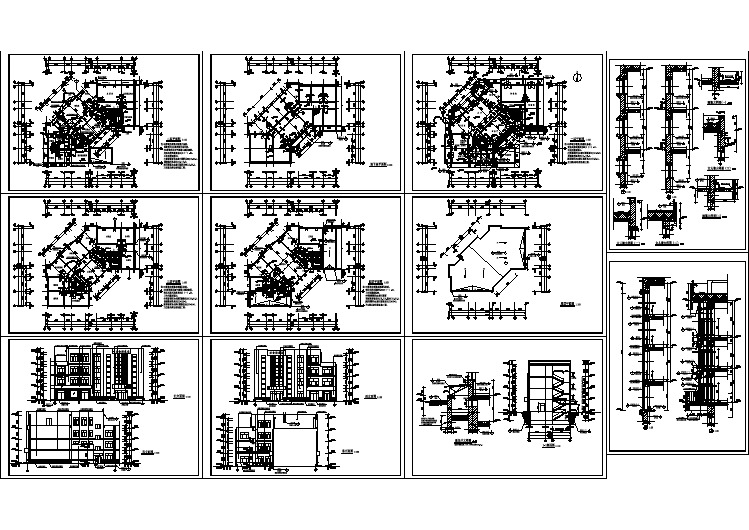 某防疫站全套建筑设计施工CAD图