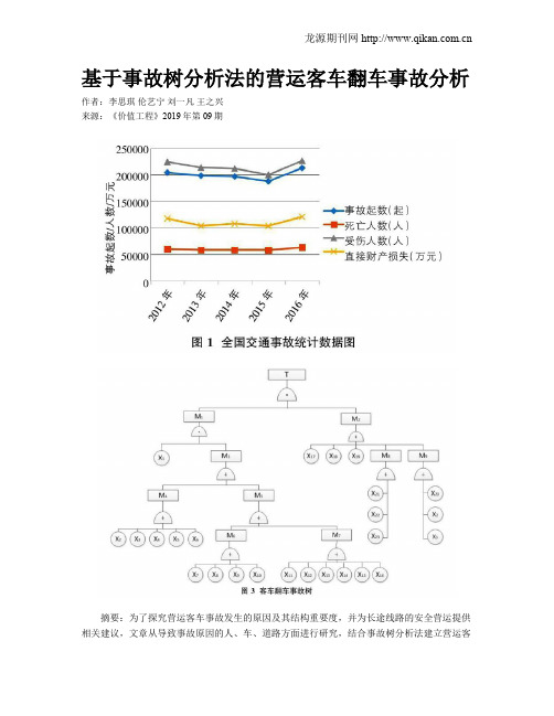 基于事故树分析法的营运客车翻车事故分析