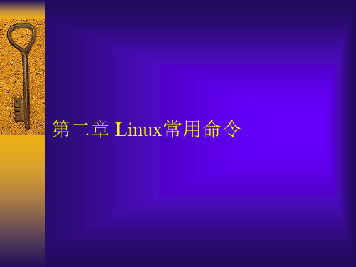 第二章Linux常用命令精品PPT课件