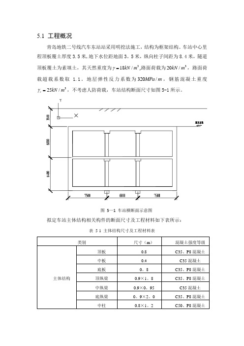 隧道土层压力荷载计算(地下铁道)