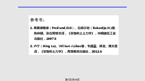 非饱和土土力学新PPT课件