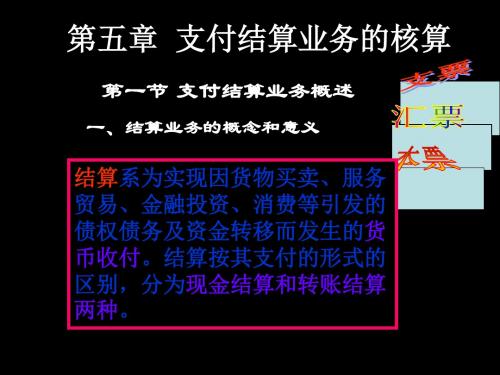 金融企业支付结算课件-82页文档