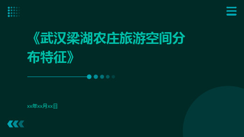 武汉梁湖农庄旅游空间分布特征