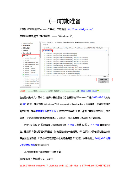 教你安装Windows_7——(一)前期准备工作