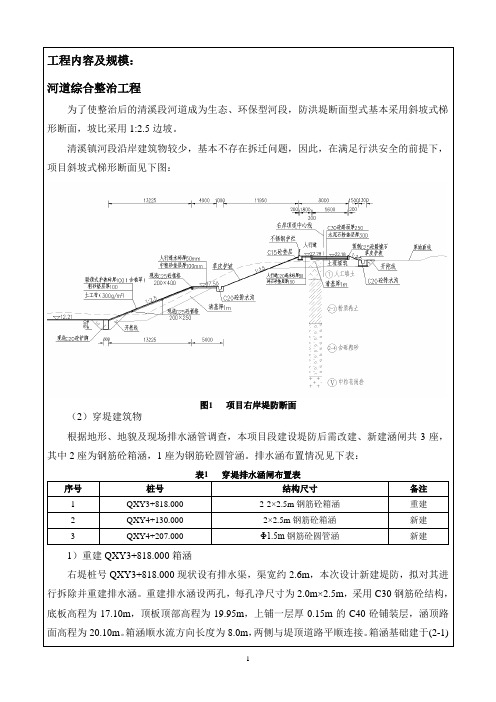 河道综合整治工程项目环境影响报告表环评报告