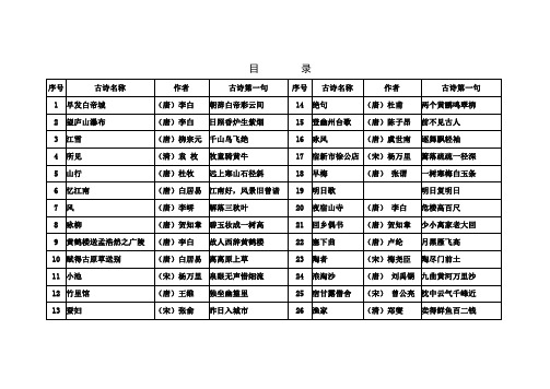 二年级古诗(52首全)带拼音、解释、图片