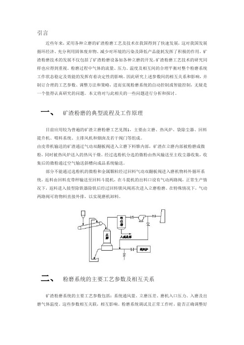 矿渣立磨调试