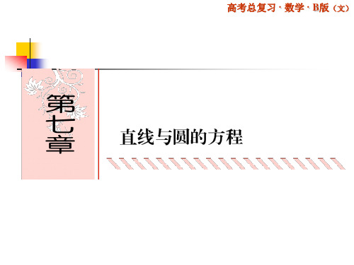 《直线的方程》新课程高中数学高三一轮复习课件