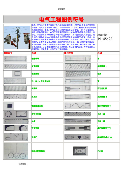 电气工程图例符号大全