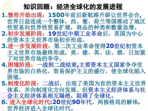 经济全球化的世界 PPT课件25 人民版