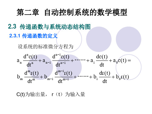 第二章  传递函数-梅逊公式