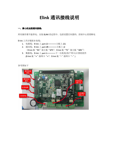 Elink通讯接线说明