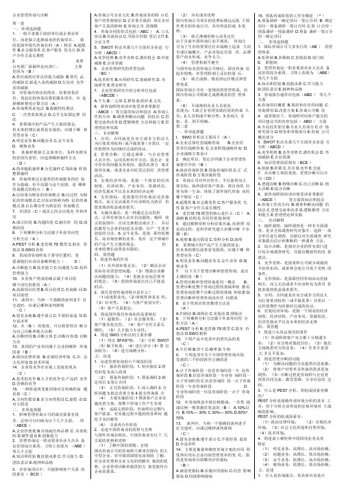 08819企业管理咨询与诊断