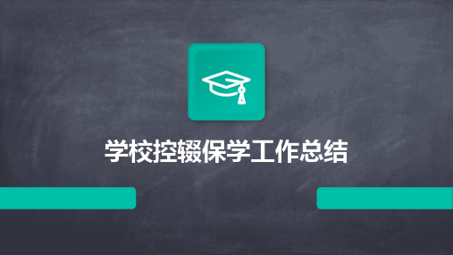 学校控辍保学工作总结PPT