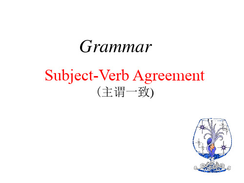 Subject-Verb Agreement