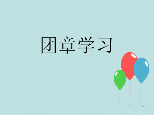 团章学习ppt幻灯片