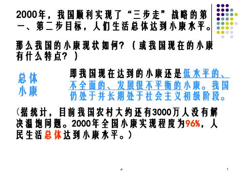 《走向全面小康》PPT课件