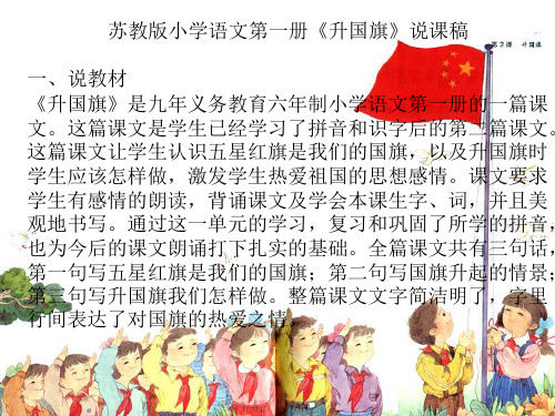 升国旗说课稿.PPT