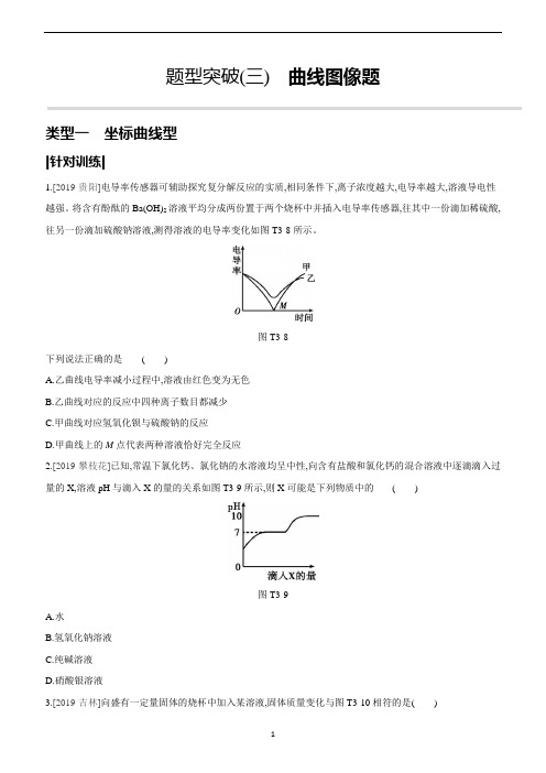 2020年中考化学复习常考题型突破(03) 曲线图像题