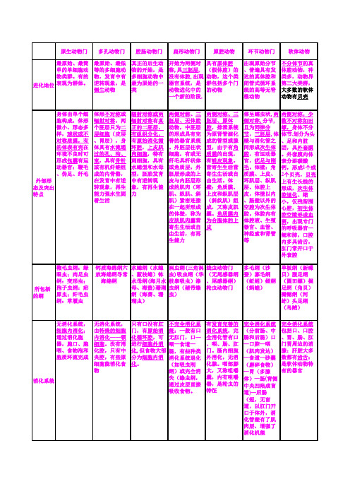 动物生物学.总结.