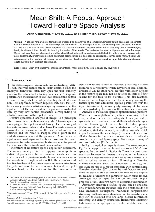 Mean Shift-A Robust Approach toward Feature Space Analysis