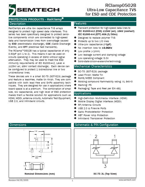 RCLAMP0502B中文资料