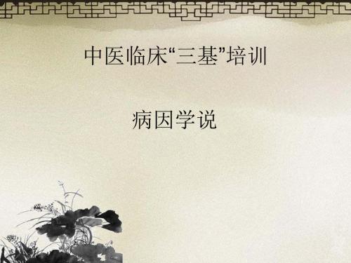 病因学说