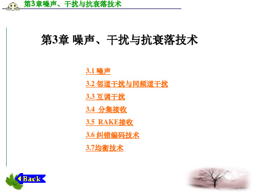 噪声、干扰与抗衰落技术