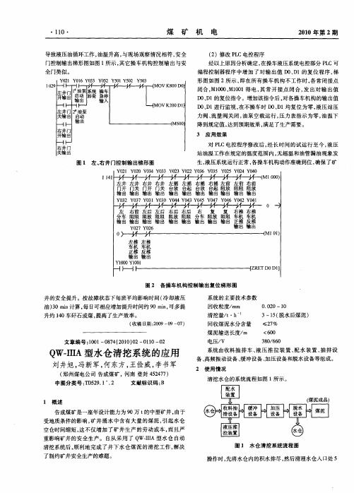 QW—IIIA型水仓清挖系统的应用