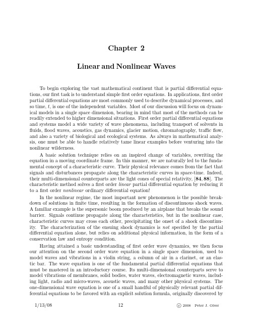Linear and Nonlinear Waves