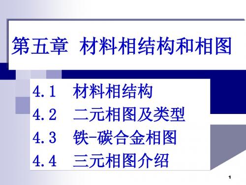 0501材料相结构和相图